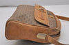 Authentic GUCCI Micro GG PVC Leather Shoulder Cross Body Bag Brown Junk 4145I