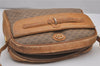 Authentic GUCCI Micro GG PVC Leather Shoulder Cross Body Bag Brown Junk 4145I