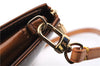 Authentic Louis Vuitton Vernis Lexington Hand Bag Pouch Brown M91133 LV 4146E