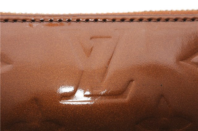 Authentic Louis Vuitton Vernis Lexington Hand Bag Pouch Brown M91133 LV 4146E