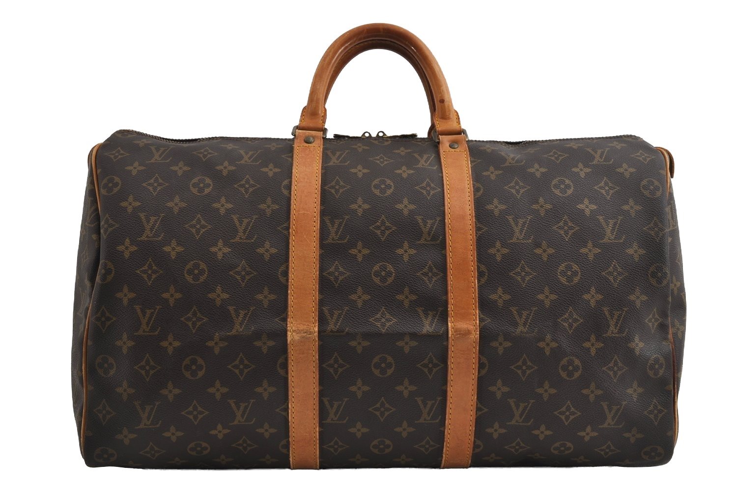 Authentic Louis Vuitton Monogram Keepall 50 Travel Boston Bag M41426 LV 4146I