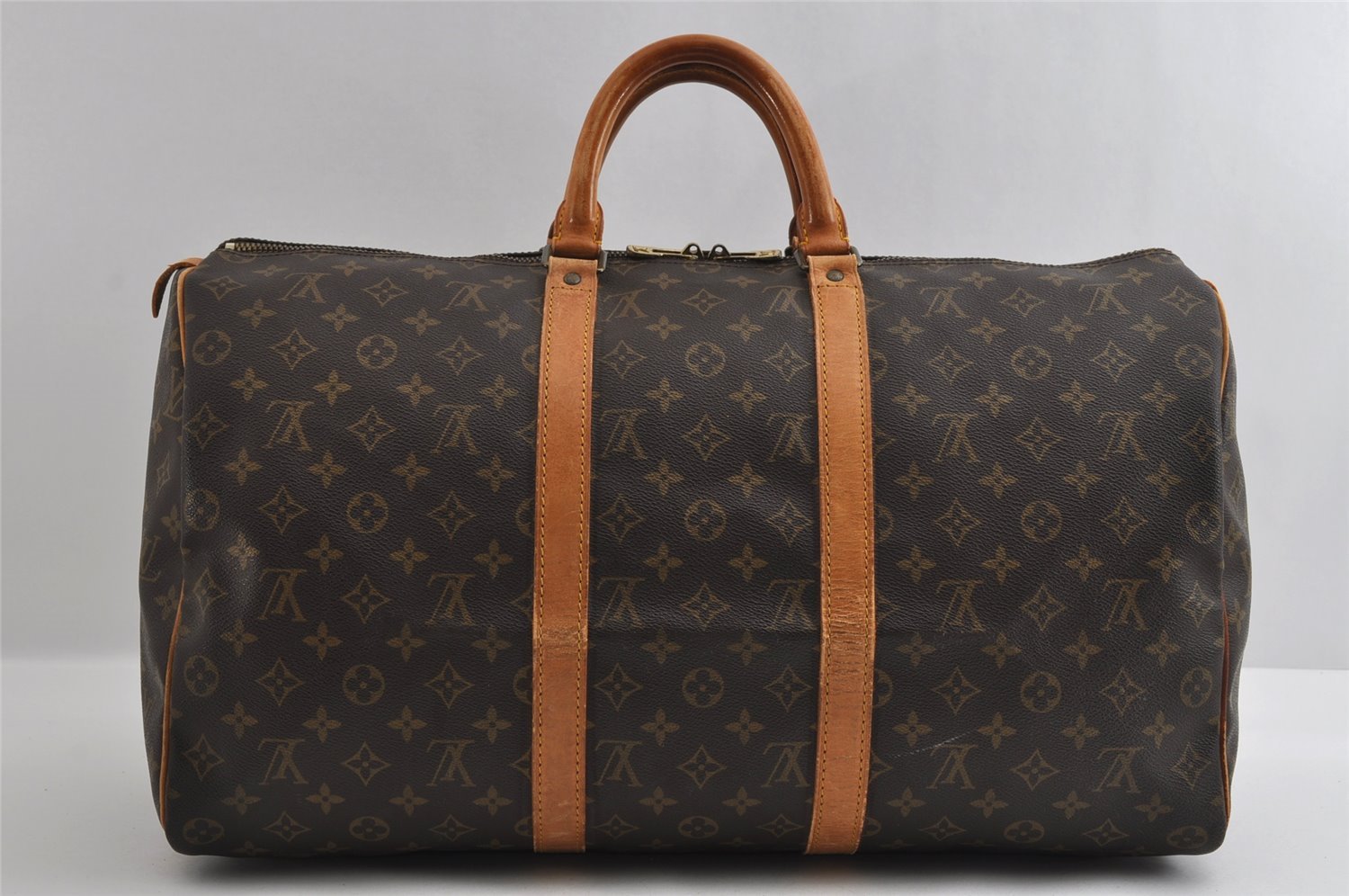 Authentic Louis Vuitton Monogram Keepall 50 Travel Boston Bag M41426 LV 4146I