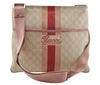 Authentic GUCCI Joy Line Shoulder Cross Bag GG PVC Leather 189816 White 4147I