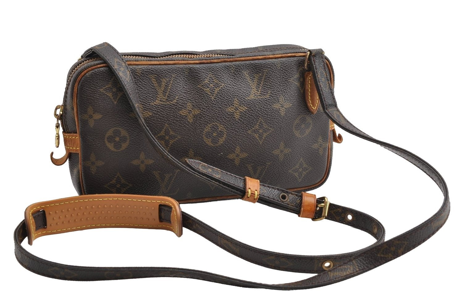 Auth Louis Vuitton Monogram Marly Bandouliere Shoulder Cross Bag M51828 LV 4148I