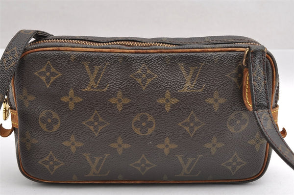 Auth Louis Vuitton Monogram Marly Bandouliere Shoulder Cross Bag M51828 LV 4148I