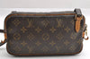 Auth Louis Vuitton Monogram Marly Bandouliere Shoulder Cross Bag M51828 LV 4148I