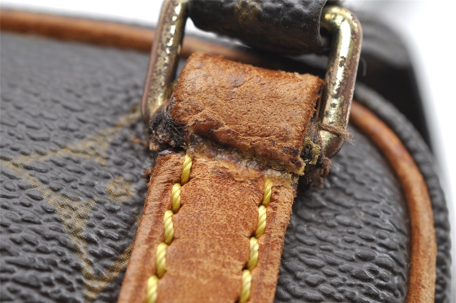 Auth Louis Vuitton Monogram Marly Bandouliere Shoulder Cross Bag M51828 LV 4148I