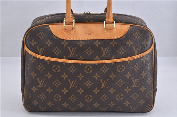 Authentic Louis Vuitton Monogram Deauville Hand Bag M47270 LV 4149F