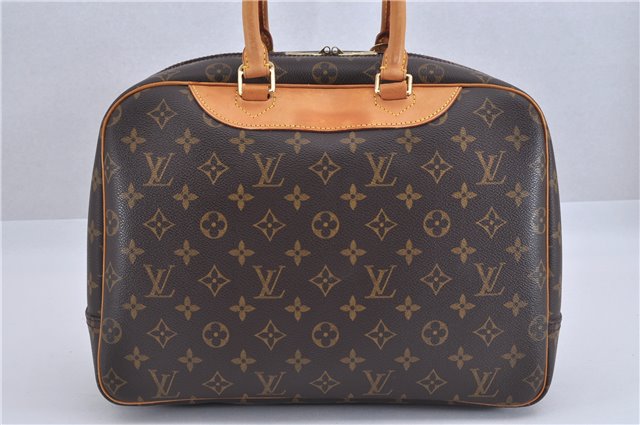 Authentic Louis Vuitton Monogram Deauville Hand Bag M47270 LV 4149F