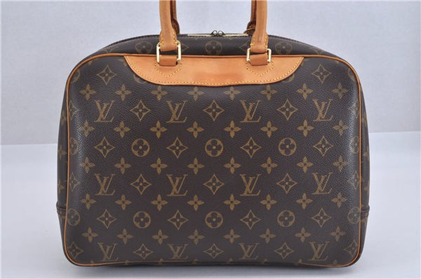 Authentic Louis Vuitton Monogram Deauville Hand Bag M47270 LV 4149F