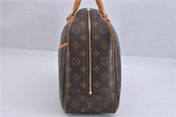 Authentic Louis Vuitton Monogram Deauville Hand Bag M47270 LV 4149F