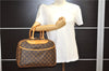 Authentic Louis Vuitton Monogram Deauville Hand Bag M47270 LV 4149F