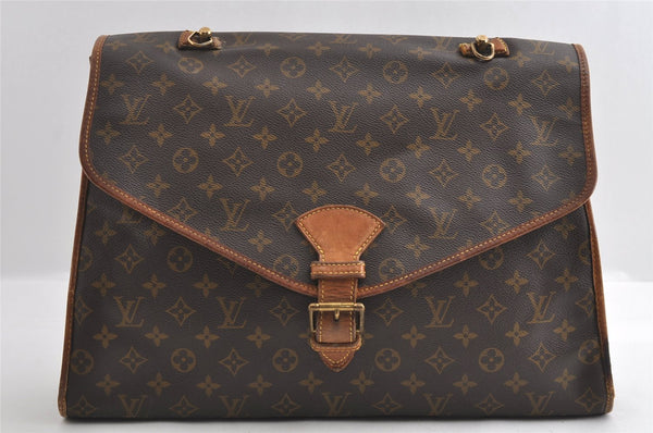 Authentic Louis Vuitton Monogram Beverly 44 M51120 2Way Hand Bag Junk 4149I