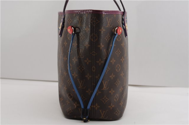 Authentic Louis Vuitton Monogram Neverfull MM Totem Tote Bag M41664 LV 4151F