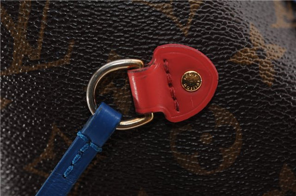 Authentic Louis Vuitton Monogram Neverfull MM Totem Tote Bag M41664 LV 4151F