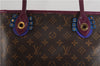 Authentic Louis Vuitton Monogram Neverfull MM Totem Tote Bag M41664 LV 4151F