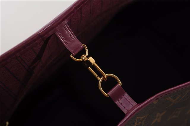 Authentic Louis Vuitton Monogram Neverfull MM Totem Tote Bag M41664 LV 4151F