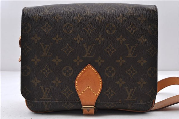 LOUIS VUITTON Monogram Cartouchiere GM Shoulder Cross Bag M51252 LV Junk 4152C