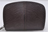 Authentic Louis Vuitton Epi Porte Monnaie Epi Z Coin Case Brown M6368D LV 4152D