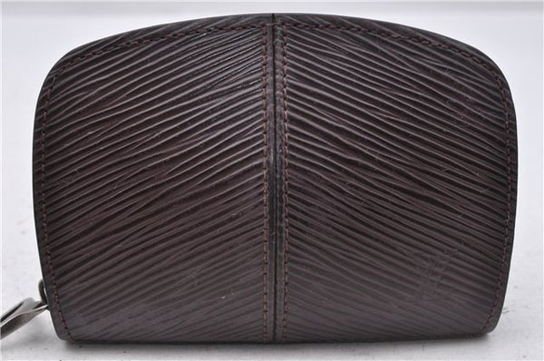 Authentic Louis Vuitton Epi Porte Monnaie Epi Z Coin Case Brown M6368D LV 4152D