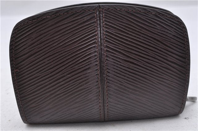 Authentic Louis Vuitton Epi Porte Monnaie Epi Z Coin Case Brown M6368D LV 4152D