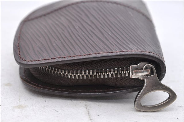 Authentic Louis Vuitton Epi Porte Monnaie Epi Z Coin Case Brown M6368D LV 4152D