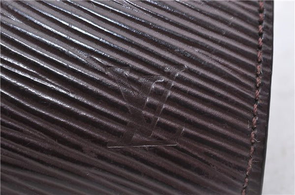 Authentic Louis Vuitton Epi Porte Monnaie Epi Z Coin Case Brown M6368D LV 4152D