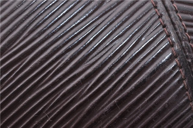 Authentic Louis Vuitton Epi Porte Monnaie Epi Z Coin Case Brown M6368D LV 4152D