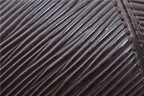 Authentic Louis Vuitton Epi Porte Monnaie Epi Z Coin Case Brown M6368D LV 4152D