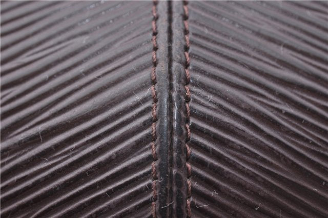 Authentic Louis Vuitton Epi Porte Monnaie Epi Z Coin Case Brown M6368D LV 4152D