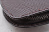 Authentic Louis Vuitton Epi Porte Monnaie Epi Z Coin Case Brown M6368D LV 4152D