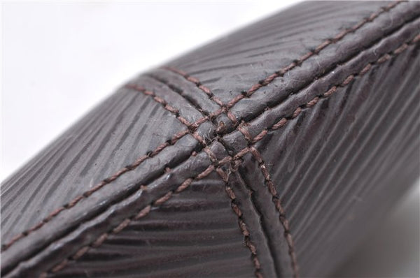 Authentic Louis Vuitton Epi Porte Monnaie Epi Z Coin Case Brown M6368D LV 4152D