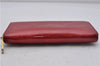 Authentic Louis Vuitton Vernis Zippy Wallet Long Purse Red M91981 LV 4153D