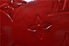 Authentic Louis Vuitton Vernis Zippy Wallet Long Purse Red M91981 LV 4153D