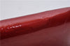 Authentic Louis Vuitton Vernis Zippy Wallet Long Purse Red M91981 LV 4153D