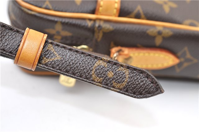 Authentic Louis Vuitton Monogram Danube Shoulder Cross Body Bag M45266 LV 4153F