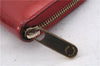 Authentic Louis Vuitton Vernis Zippy Wallet Long Purse Red M91981 LV 4155D