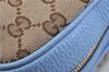 Authentic GUCCI Shoulder Cross Body Bag GG Canvas Leather 449413 Brown 4155F