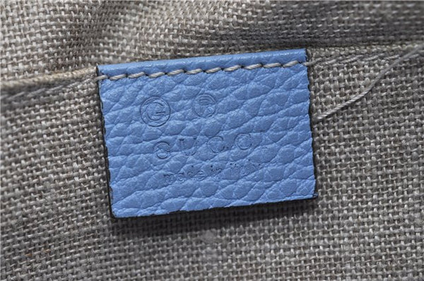 Authentic GUCCI Shoulder Cross Body Bag GG Canvas Leather 449413 Brown 4155F