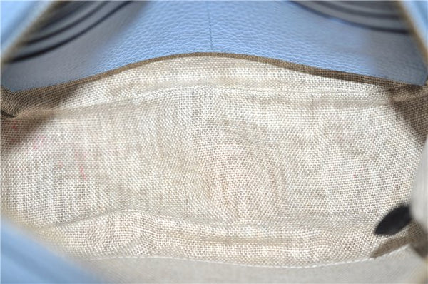 Authentic GUCCI Shoulder Cross Body Bag GG Canvas Leather 449413 Brown 4155F