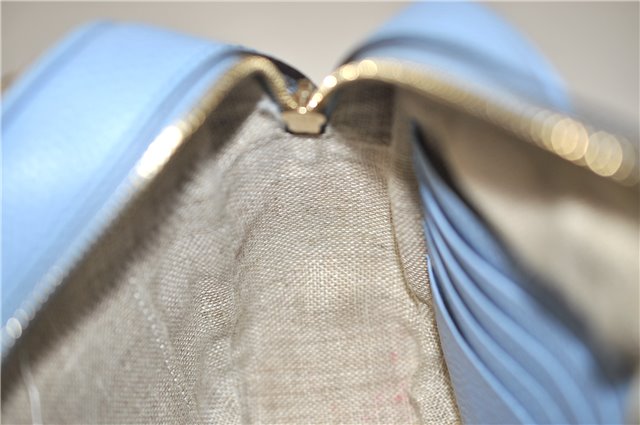 Authentic GUCCI Shoulder Cross Body Bag GG Canvas Leather 449413 Brown 4155F