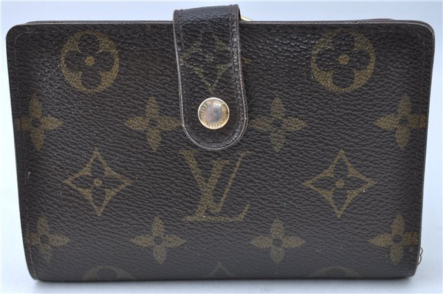 Auth Louis Vuitton Monogram Portefeuille Viennois Purse Wallet M61674 LV 4157D