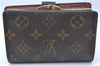 Auth Louis Vuitton Monogram Portefeuille Viennois Purse Wallet M61674 LV 4157D