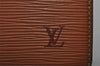 Authentic Louis Vuitton Epi Pochette Homme Clutch Hand Bag Brown M52528 LV 4157I