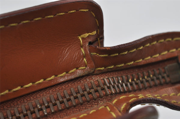 Authentic Louis Vuitton Epi Pochette Homme Clutch Hand Bag Brown M52528 LV 4157I