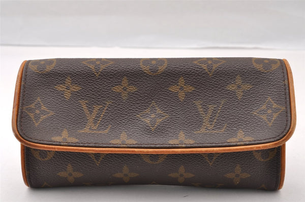 Authentic Louis Vuitton Monogram Pochette Twin PM Shoulder Bag M51854 Junk 4158I