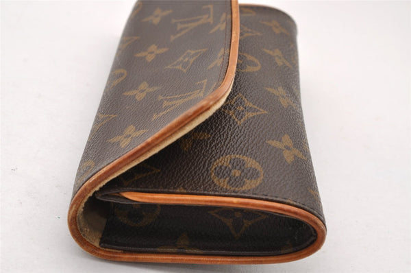 Authentic Louis Vuitton Monogram Pochette Twin PM Shoulder Bag M51854 Junk 4158I