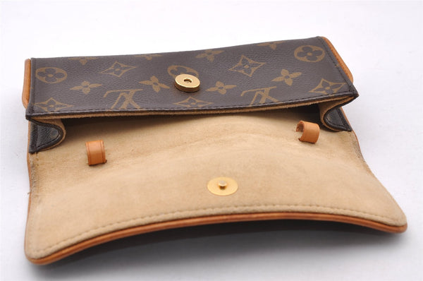 Authentic Louis Vuitton Monogram Pochette Twin PM Shoulder Bag M51854 Junk 4158I