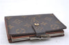 Auth Louis Vuitton Monogram Porte Monnaie Billets Viennois M61663 Wallet 4159D