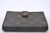 Auth Louis Vuitton Monogram Porte Monnaie Billets Viennois M61663 Wallet 4159D